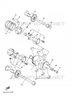 VILEBREQUIN / PISTON pour Yamaha TDM850N de 2001