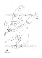 ECHAPPEMENT pour Yamaha TDM850N de 2001