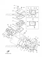 CARTER   MOTEUR 1 pour Yamaha TDM850N de 2001