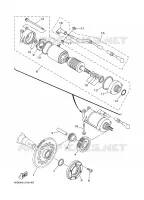 EMBRAYAGE DE DEMARREUR pour Yamaha TDM850N de 2001