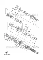 TRANSMISSION pour Yamaha TDM850N de 2001