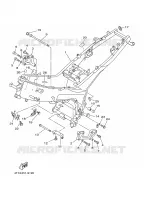 CADRE pour Yamaha TDM850N de 2001