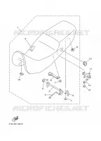 SELLE pour Yamaha TDM850N de 2001