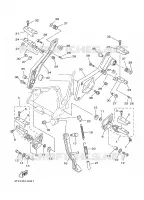 SUPPORT / REPOSE PIEDS pour Yamaha TDM850N de 2001