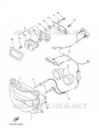 PHARE  pour Yamaha TDM850N de 2001