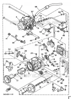 CARBURATEUR pour Yamaha TDM850N (37KW) de 1992