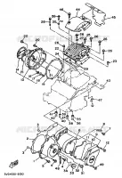 CARTER   MOTEUR 1 pour Yamaha TDM850N (37KW) de 1992
