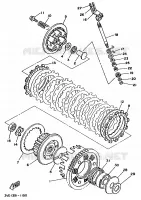 EMBRAYAGE DE DEMARREUR pour Yamaha TDM850N (37KW) de 1992
