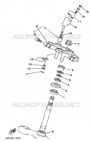 DIRECTION pour Yamaha TDM850N (37KW) de 1992