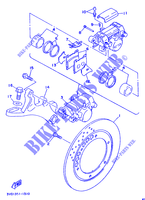ETRIER / DISQUE DE FREIN ARRIERE pour Yamaha TDM850N (37KW) de 1992