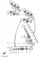 SOUPAPE pour Yamaha TDM850N (37KW) de 1992