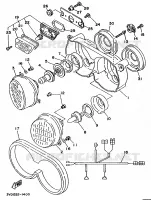 PHARE  pour Yamaha TDM850N (37KW) de 1992