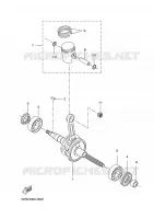 VILEBREQUIN / PISTON pour Yamaha BW'S 50 de 2008