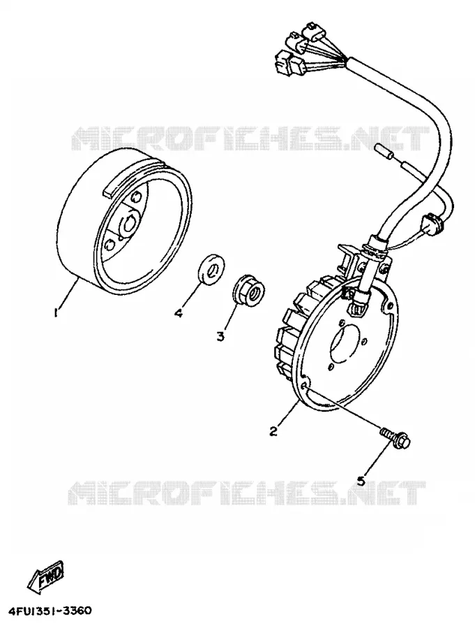 ALLUMAGE Yamaha MOTO 125 1998 TDR  TDR125