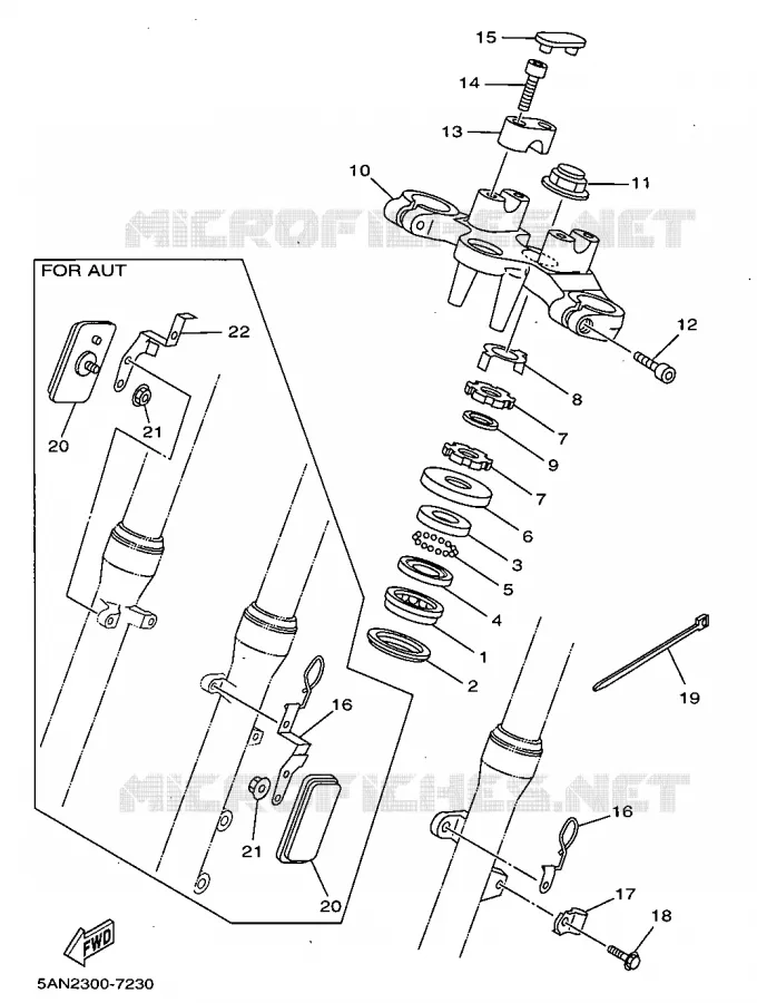 DIRECTION Yamaha MOTO 125 1998 TDR  TDR125