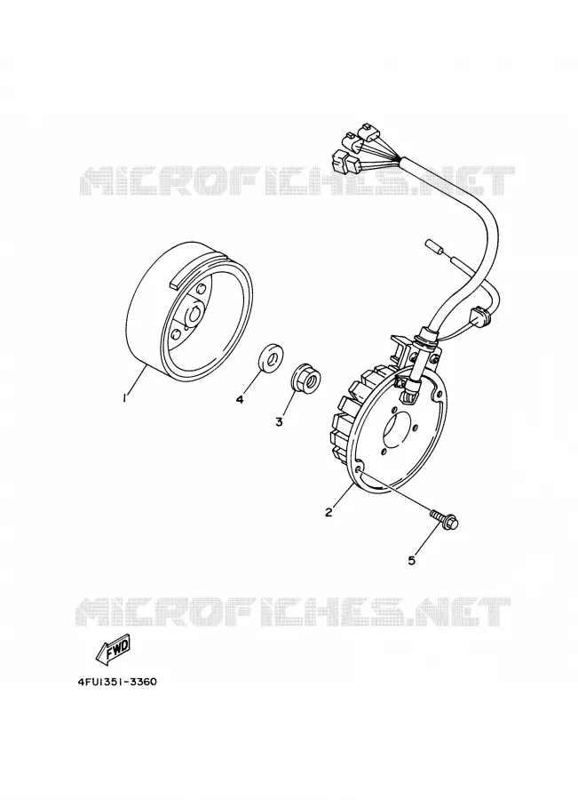ALLUMAGE Yamaha MOTO 125 2002 TDR  TDR125