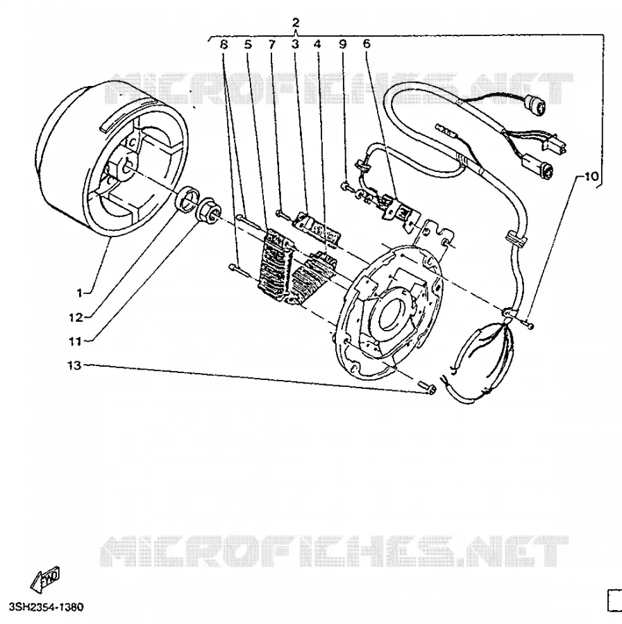 ALLUMAGE Yamaha MOTO 125 1992 TDR  TDR125R