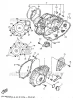 CARTER   MOTEUR 1 pour Yamaha TT600R de 1997