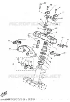 DIRECTION pour Yamaha TT600R de 1997