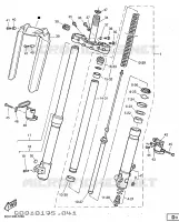 FOURCHE pour Yamaha TT600R de 1997