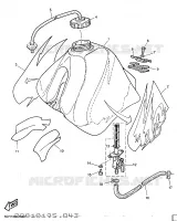 RESERVOIR A ESSENCE pour Yamaha TT600R de 1997