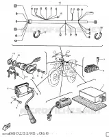 PARTIE ELECTRIQUE 1 pour Yamaha TT600R de 1997