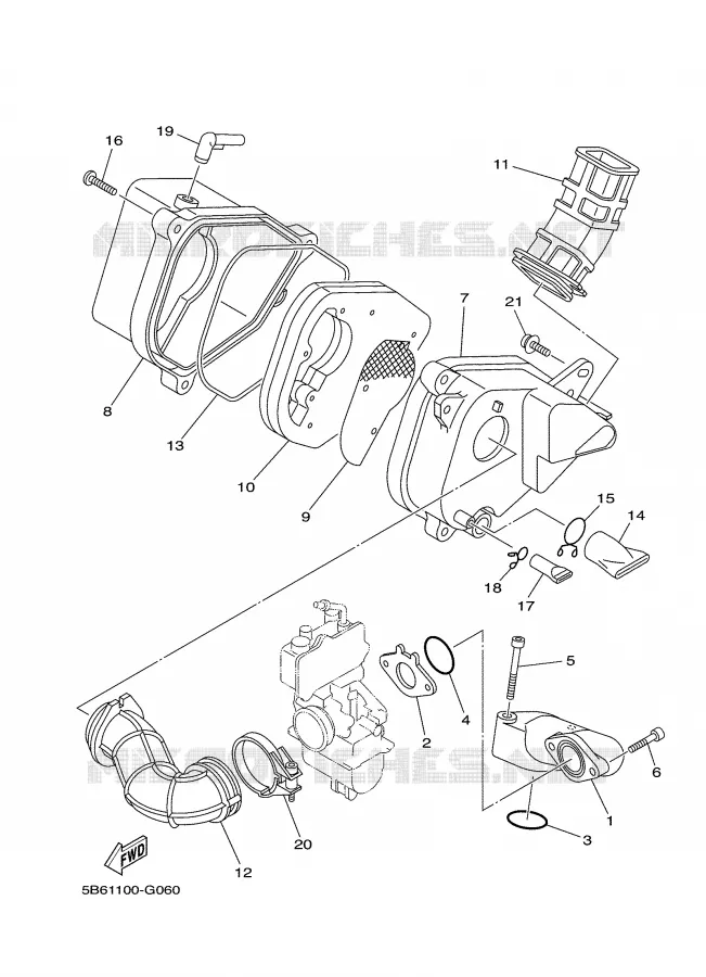 ADMISSION Yamaha MOTO 110 2009 TTRE  TT-R110EY