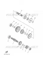 TRANSMISSION pour Yamaha TTR50E de 2009