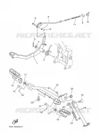 BEQUILLE / REPOSE PIEDS pour Yamaha TTR50E de 2009