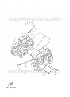 CARTER MOTEUR pour Yamaha TTR50EY de 2009