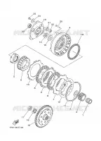 EMBRAYAGE DE DEMARREUR pour Yamaha TTR50EY de 2009