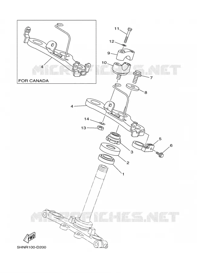 DIRECTION Yamaha MOTO 90 2007 TTR  TTR90