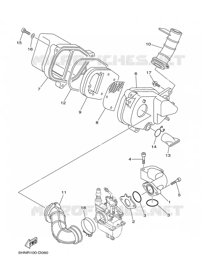 ADMISSION Yamaha MOTO 90 2005 TTRE  TTR90ET