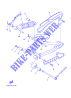 BRAS OSCILLANT / AMORTISSEUR pour Yamaha TTR90M de 2000