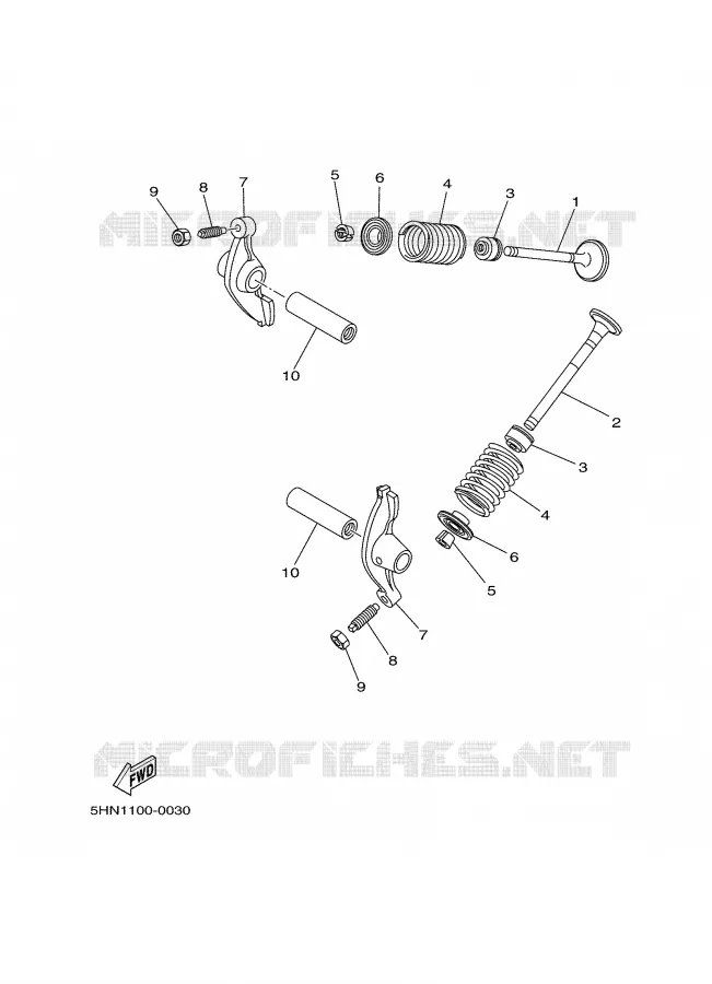 SOUPAPE Yamaha MOTO 90 2000 TTR  TTR90M
