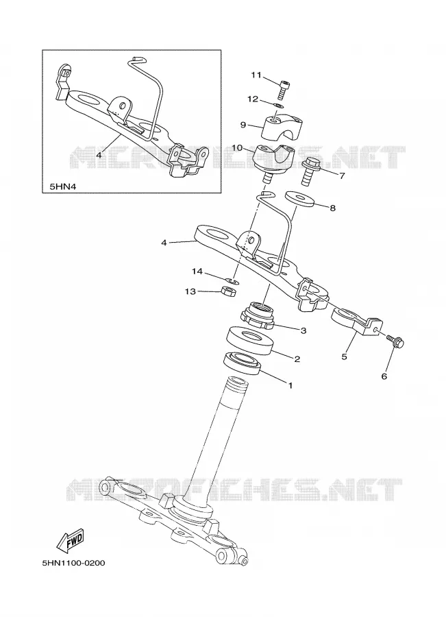 DIRECTION Yamaha MOTO 90 2000 TTR  TTR90M