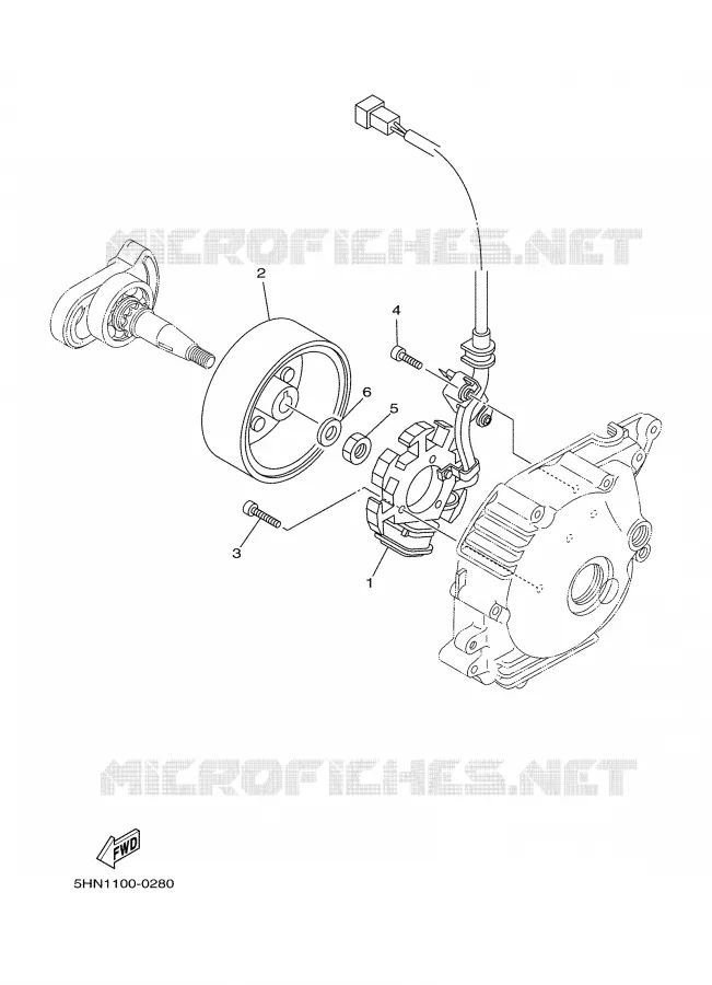 ALLUMAGE Yamaha MOTO 90 2001 TTR  TTR90N