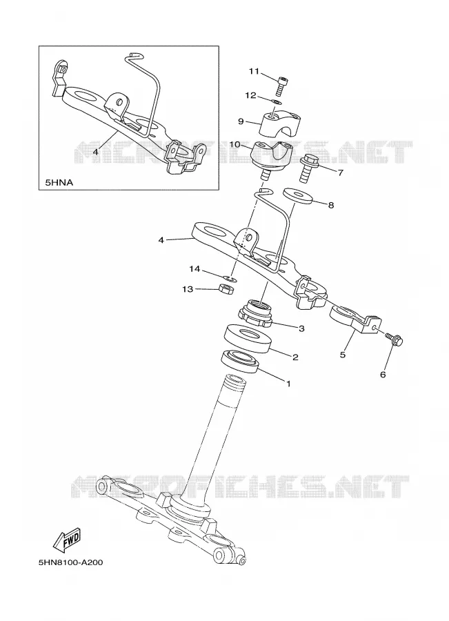 DIRECTION Yamaha MOTO 90 2002 TTR  TTR90P