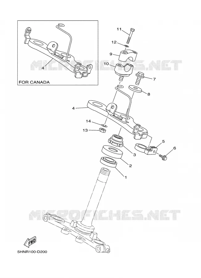 DIRECTION Yamaha MOTO 90 2005 TTR  TTR90T