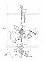 CARBURATEUR pour Yamaha TW125 de 1999