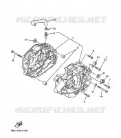 CARTER MOTEUR pour Yamaha TW125 de 1999