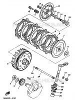 EMBRAYAGE DE DEMARREUR pour Yamaha TW125 de 1999