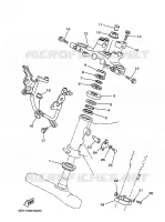 DIRECTION pour Yamaha TW125 de 1999