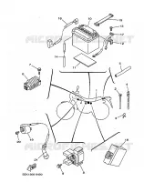 PARTIE ELECTRIQUE 1 pour Yamaha TW125 de 1999