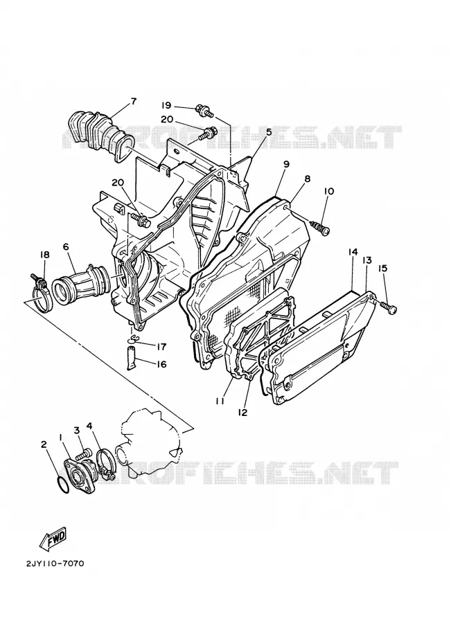 ADMISSION Yamaha MOTO 125 2000 TW  TW125