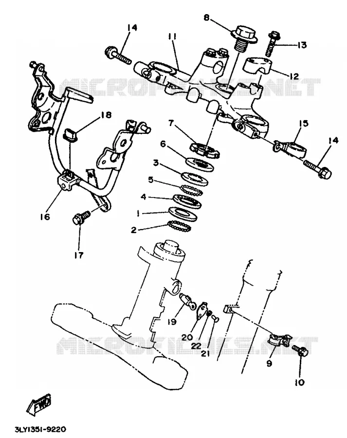 DIRECTION Yamaha MOTO 200 1989 TW  TW200E