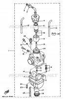 CARBURATEUR pour Yamaha TY250R de 1988