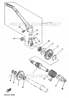 DEMARREUR pour Yamaha TY250R de 1988