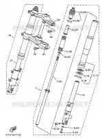 FOURCHE pour Yamaha TZ125 de 1998