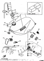 RESERVOIR A ESSENCE pour Yamaha TZ125 de 1998